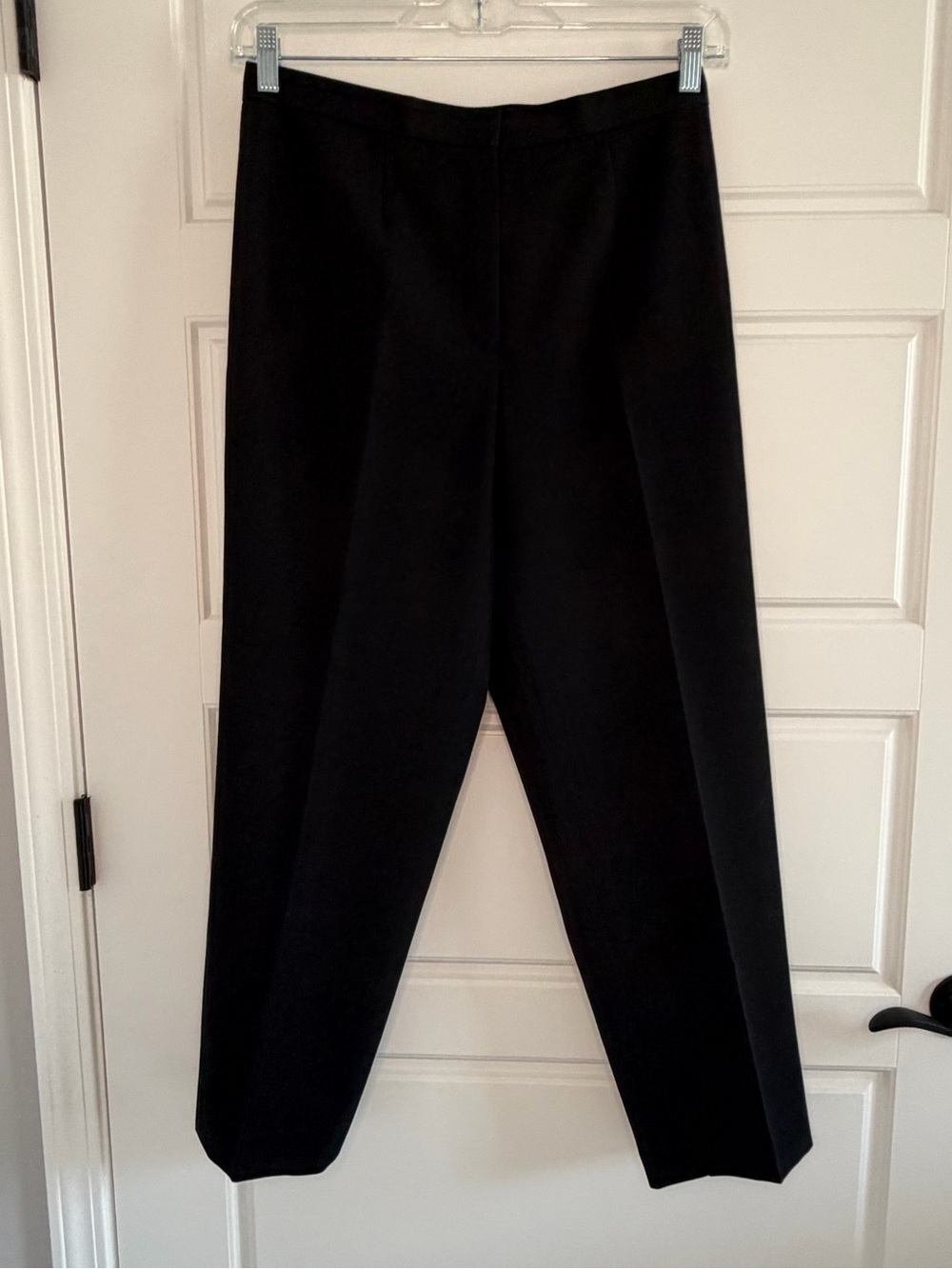 Lauren Ralph Lauren Black Wool Blend Straight Leg Trousers Womens size 10 Career